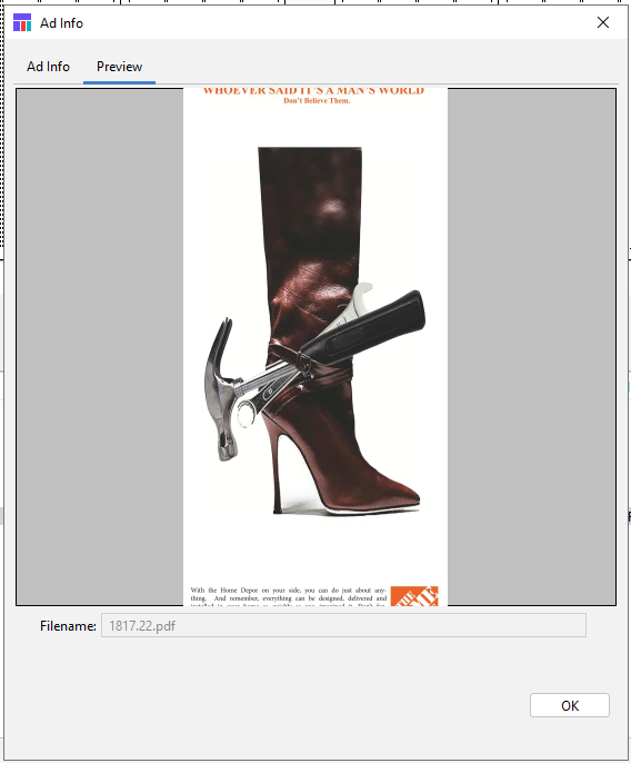 A computer screen shot of a shoe
Description automatically generated